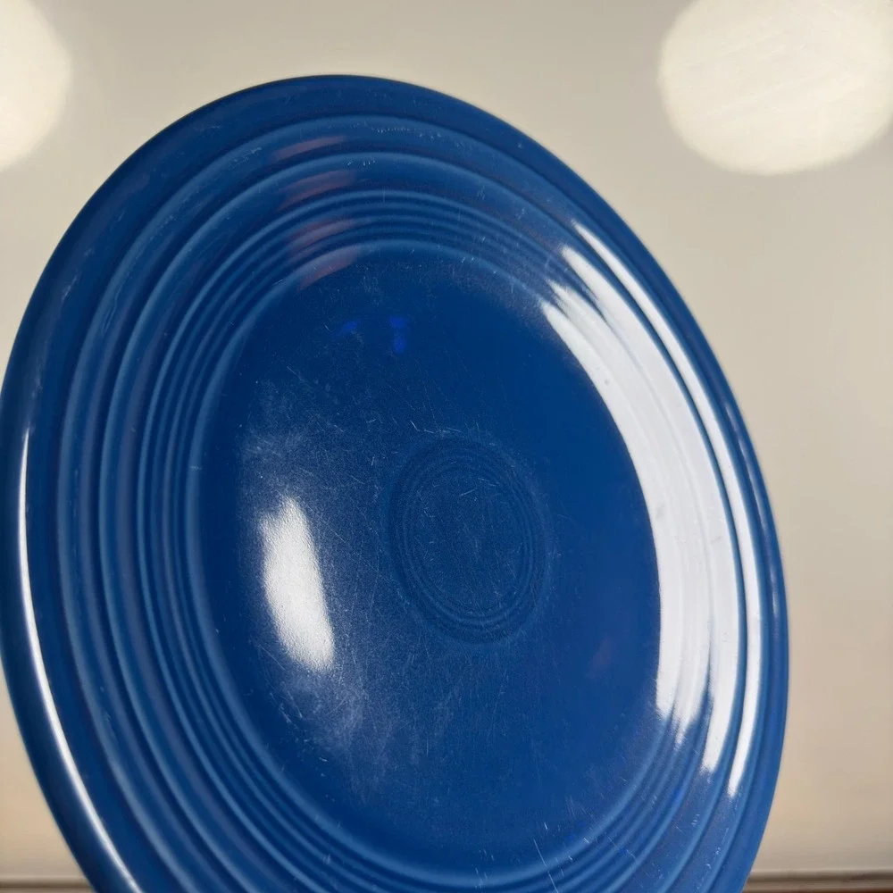 Fiesta Lapis 9 Inch Luncheon Plate Homer Laughlin China Lead Free USA - Picture 2 of 7